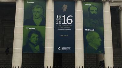 Council defends 1916 banner highlighting Ireland’s parliamentary history