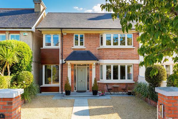 1930s Blackrock four-bed with room on top for €1.45m