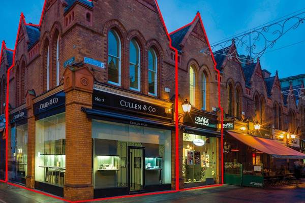 Shops on Castle Market and Drury Street go for €450,000 above guide