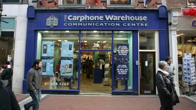 Carphone Warehouse to offer Irish mobile network