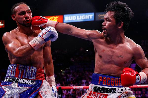 Manny Pacquiao beats Keith Thurman in a split decision in Vegas