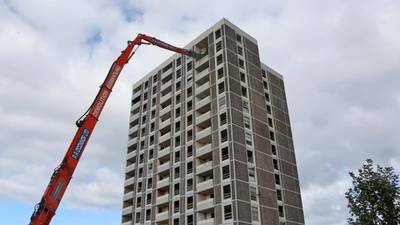 Demolition of last Ballymun tower block begins