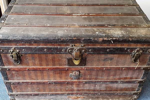 Nuns' designer trunk discovered after decades in a shed