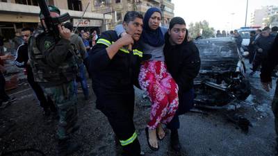 Suicide bombers kill 4 in Beirut
