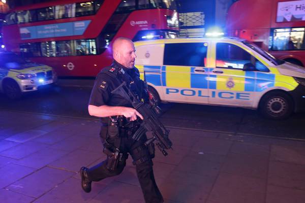 Panic, but no evidence of shots fired, in London rush-hour alert