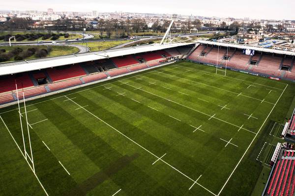 Ulster’s European quarter-final with Toulouse moved to Stade Ernest-Wallon