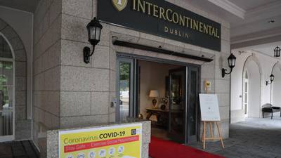 European room revenue down 72% at Intercontinental Hotel Group