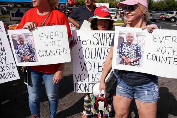 Donald Trump calls for Florida election recount to be abandoned