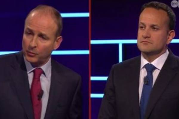 Election 2020: Fine Gael likely to be happier after leaders’ debate