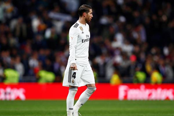 Sergio Ramos suspended for receiving yellow card on purpose