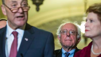 Bernie Sanders front and centre as Democrats regroup