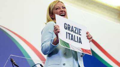 Italian election: Giorgia Meloni’s right-wing bloc storms to victory