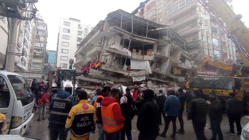 Earthquake strikes Turkey and northwest Syria