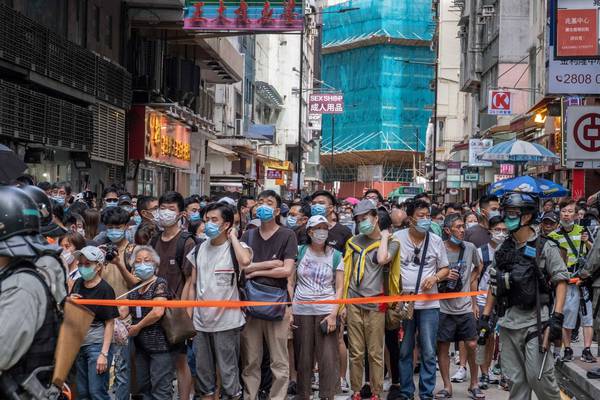 Hong Kong protesters unnerved as ground shifts beneath them