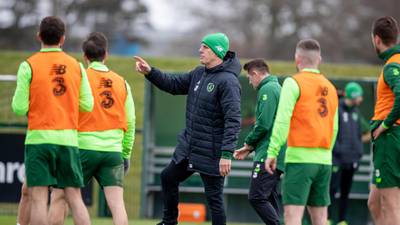 Mick McCarthy takes first Ireland training session for 17 years