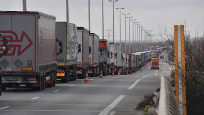‘Brexit has arrived early’: Irish hauliers face massive delays at customs