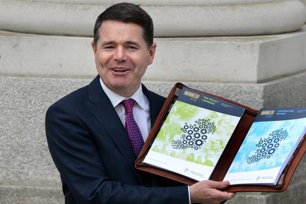 Budget: Donohoe pledges tax cuts for low and middle income earners