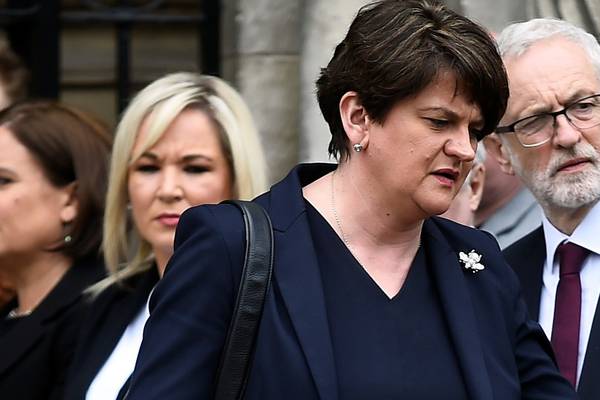 Foster says Lyra McKee’s death was not caused by political vacuum