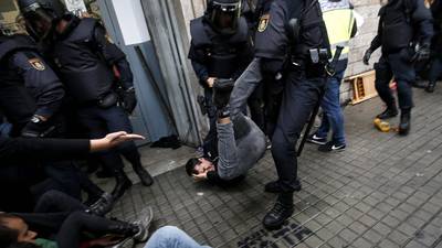 Catalans in Ireland to protest against referendum violence