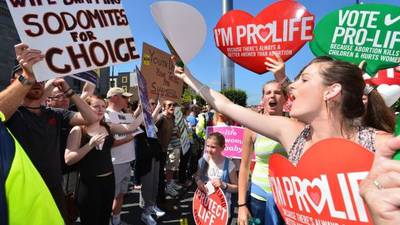 Large rally against liberalisation of North’s abortion laws