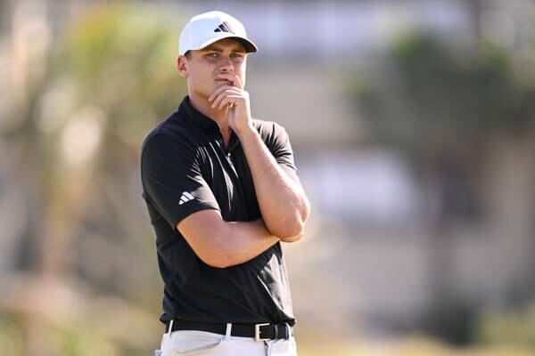 Ludvig Aberg will wear knee brace but says it is not bothering him for US PGA Championship
