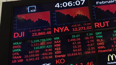 Stars not aligned for smooth correction of false stock market