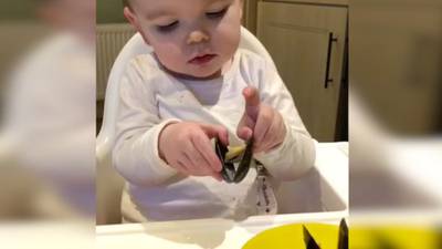 How do you like them mussels? Donegal toddler goes viral