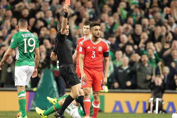 Neil Taylor receives two game ban for tackle on Seámus Coleman