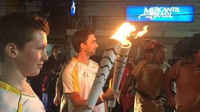 Dublin teen carries Olympic torch ahead of opening ceremony