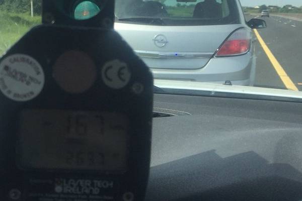 Gardaí catch 226 speeding drivers on ‘Slow Down Day’