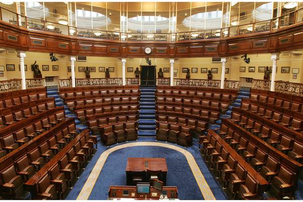 Dáil sitting moves from Leinster House to Convention Centre after sharp exchanges