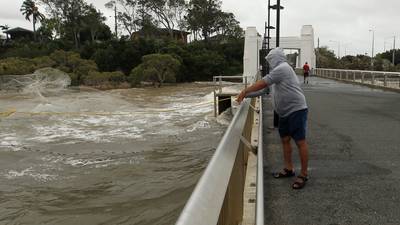 Large part of Australia’s Byron Bay washes away after heavy rain and high tides