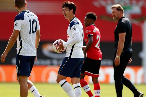 Son Heung-min scores four as Tottenham find form at St Mary’s