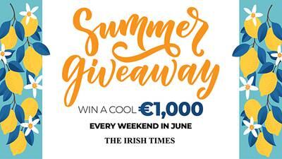 Win €1,000 with The Irish Times Summer Giveaway