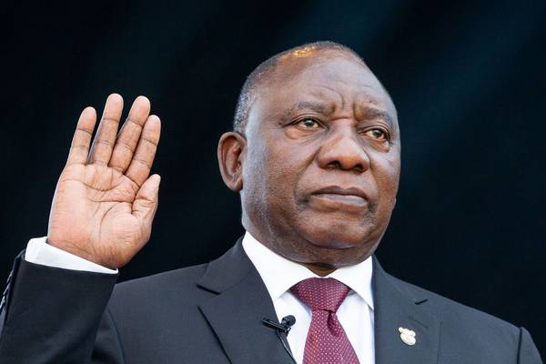 Cyril Ramaphosa sworn in as South Africa’s president