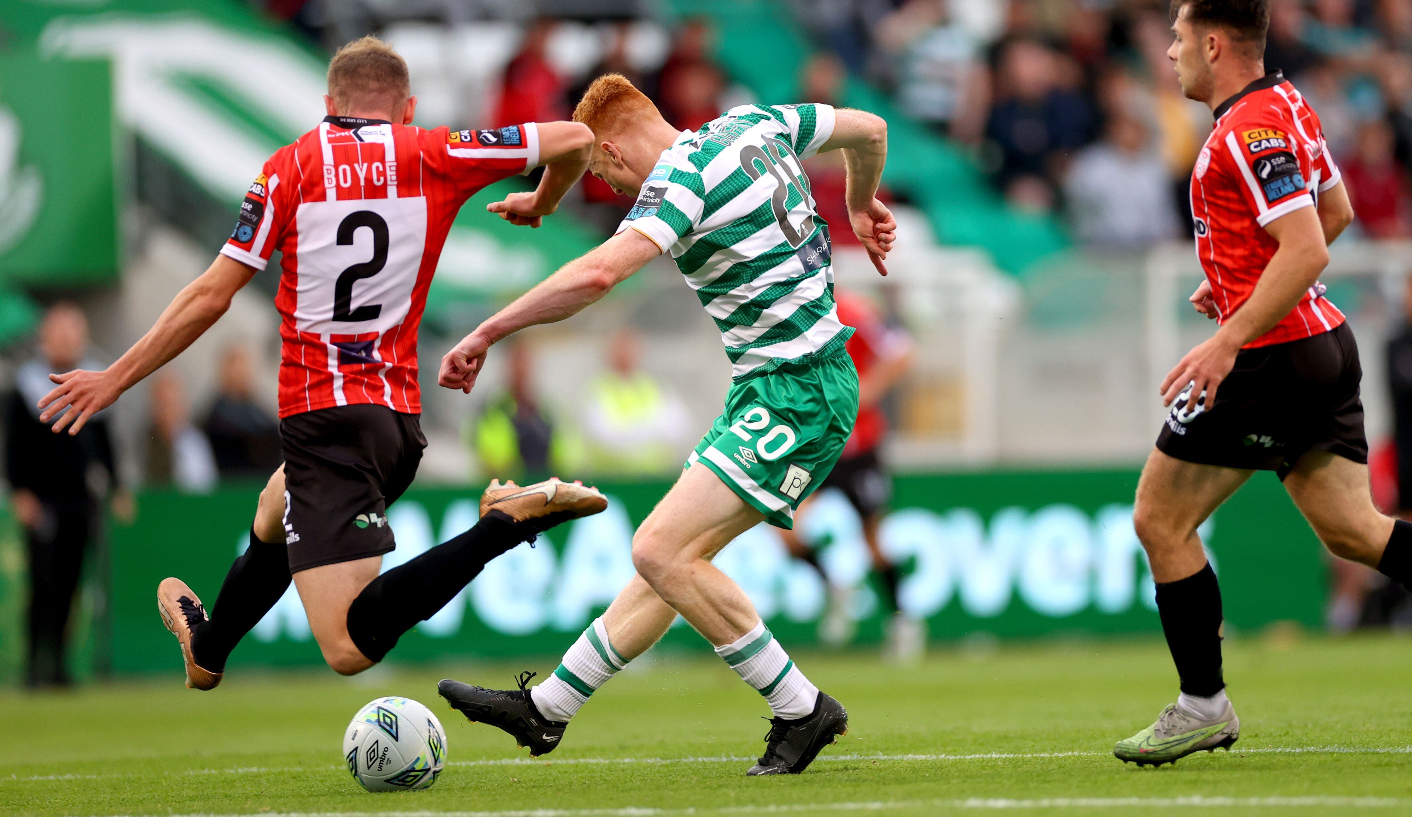 Shamrock Rovers-Derry City: os dois primeiros classificados