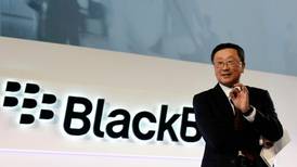 BlackBerry loss smaller than expected