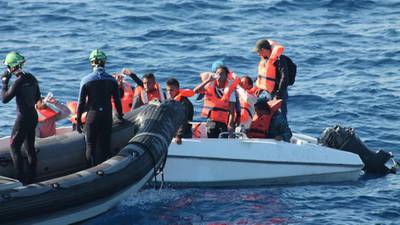Irish naval service rescues 12 migrants in Mediterranean