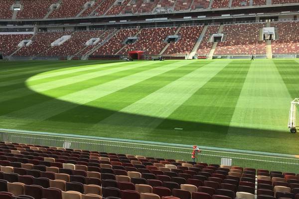 Irish company installs pitch for World Cup final