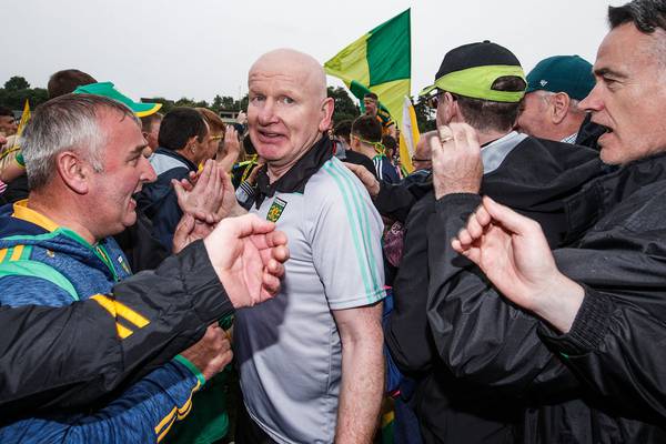 Donegal boss Declan Bonner would ‘have no issue’ with behind closed doors return