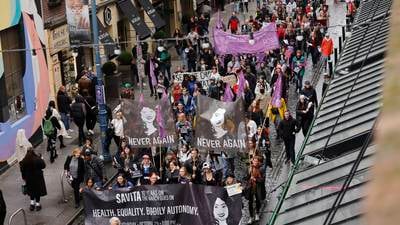 Hundreds march to mark 10th anniversary of the death of Savita Halappanavar