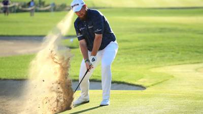 Shane Lowry’s Abu Dhabi defence crumbles in the sand