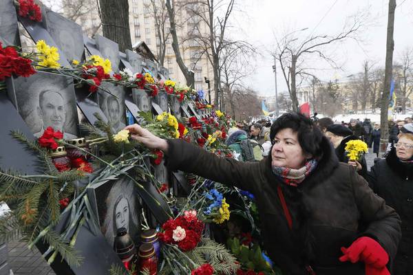 US urges Ukraine to redouble reform efforts on revolution anniversary