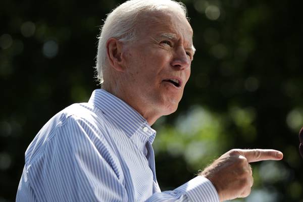 Joe Biden’s lead slips in Democratic race, poll shows