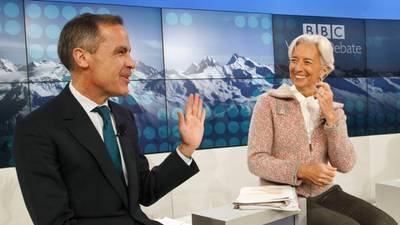 ECB’s big bazooka ‘absolutely necessary,’ Carney tells Davos