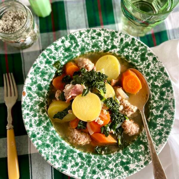 This coddle recipe is a bit different to the Irish classic, but it’s still a one-pot wonder
