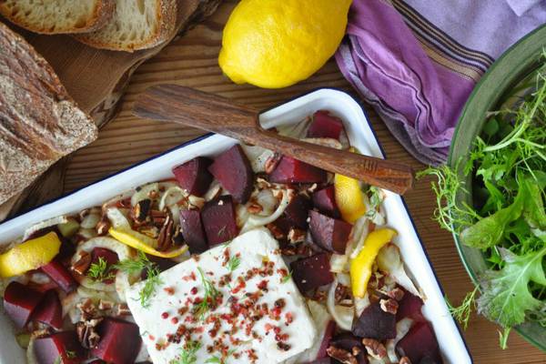 Baked feta and beetroot – a match made in food heaven