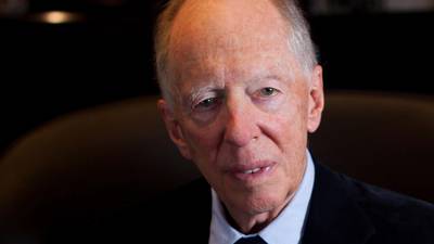 Jacob Rothschild, British financier, dies aged 87