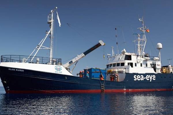 German migrant rescue ship denied entry to Maltese waters