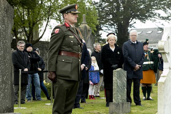 Easter Rising: Peadar Kearney’s great-grandson sings Anthem at Glasnevin commemoration